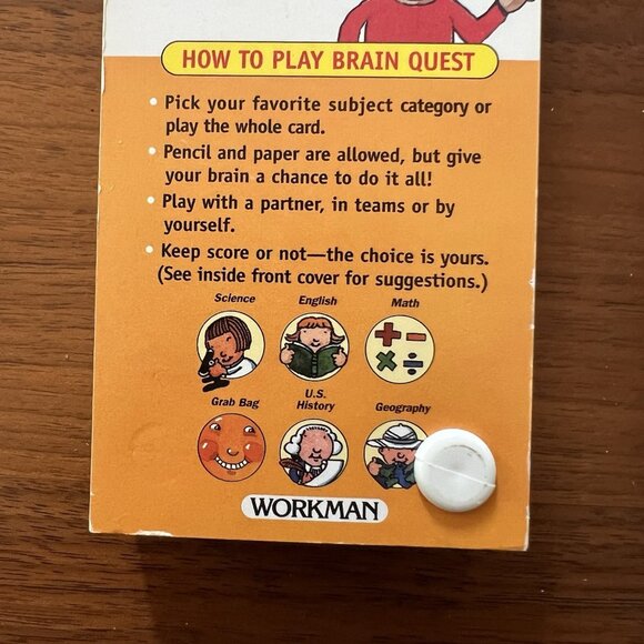 Brain Quest Learn Q & A Grade 4 Ages 9-10 Lot of 2 Quiz Deck VTG 3rd Ed 2005 - Picture 11 of 13